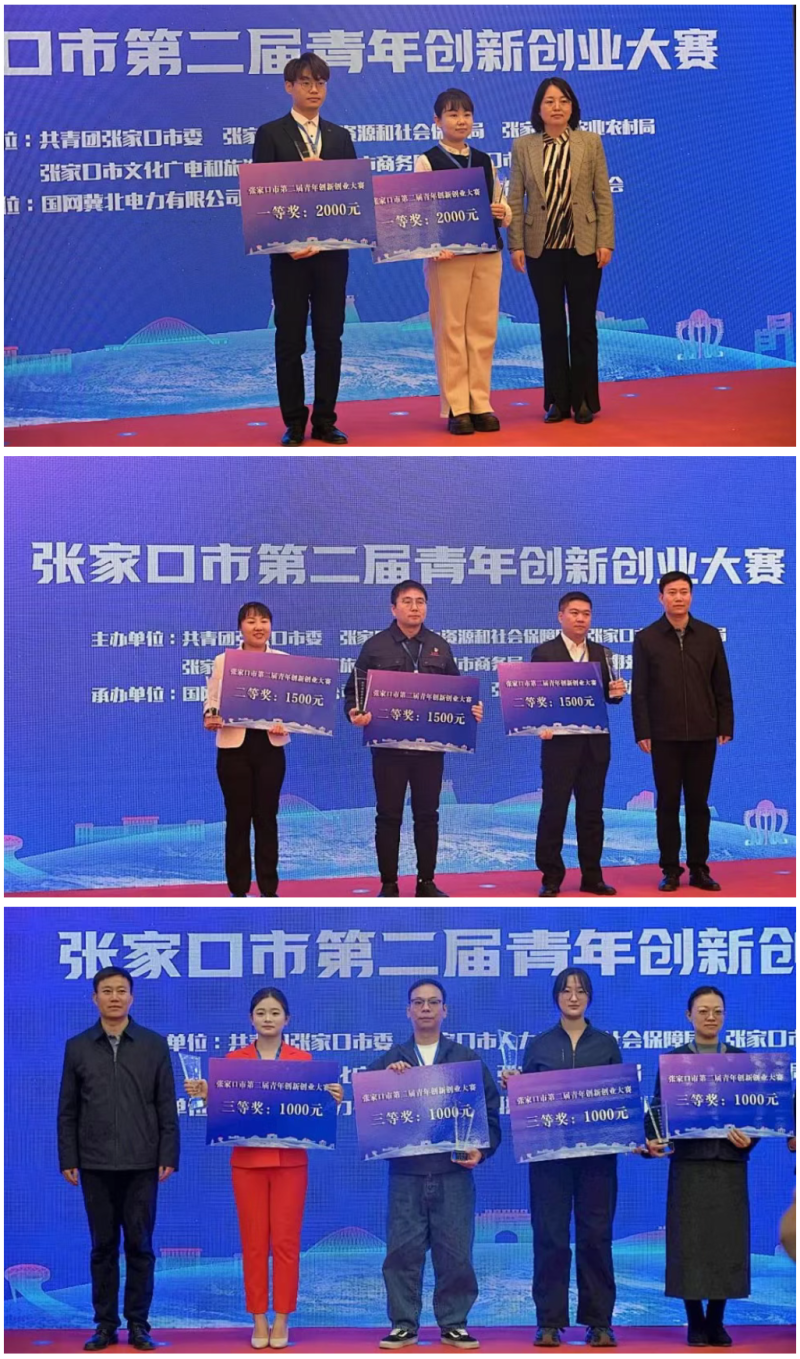 争一流 当冠军 | 我院师生在张家口市第二届青年创新创业大赛中取得佳绩